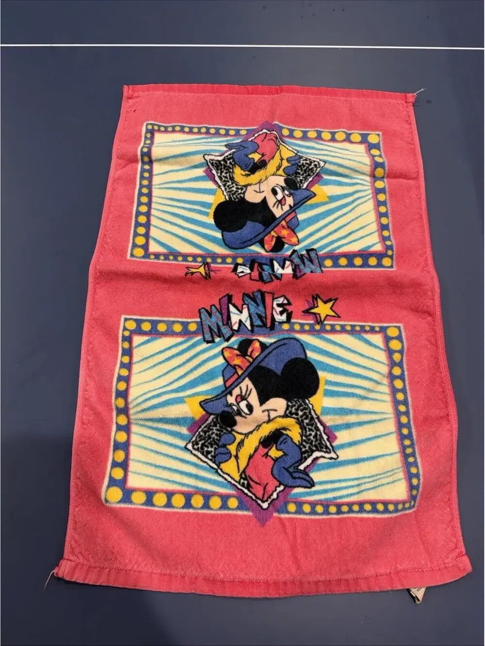 Vintage Disney Jo Franco Minnie Mouse Hand Towel